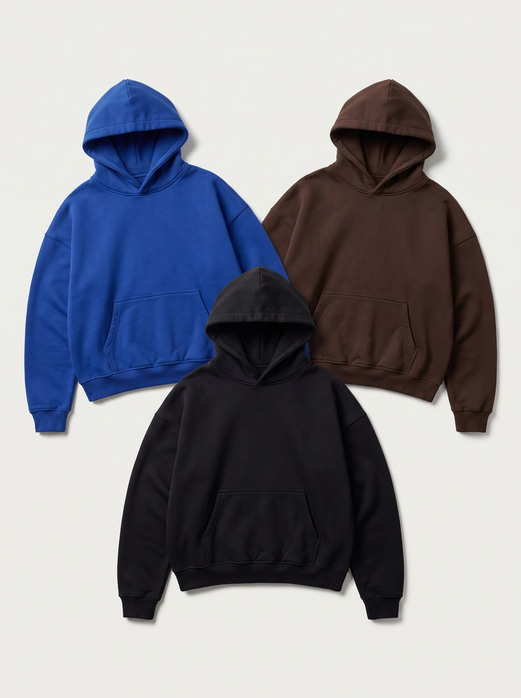 Trois Heavyweight Hoodies